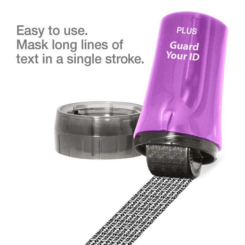 Plus Guard Your ID Advanced Security Roller 2.0 for Identity Theft Prevention Stamping Purple - Image 3